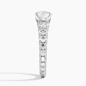 Tapered Luxe Sienna Lab Diamond Engagement Ring(1 7/8 total carat weight)