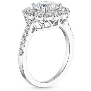 Rosa Halo CVD Lab Diamond Engagement Ring(1 5/8  ct. tw.)