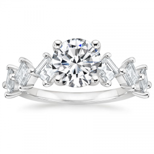 Plaza CVD Diamond Engagement Ring (1 7/8 total carat weight)