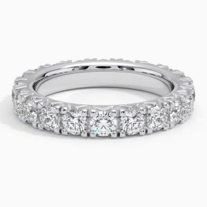 French Pavé Eternity Diamond Ring (2 ct. tw.)