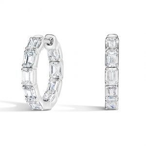 Roundie CVD Lab Created Diamond Hoop Earrings (2 7/8 ct. tw.)