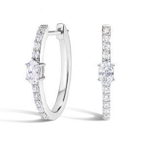 Fiony CVD Lab Created Diamond Hoop Earrings (3/4 ct. tw.)