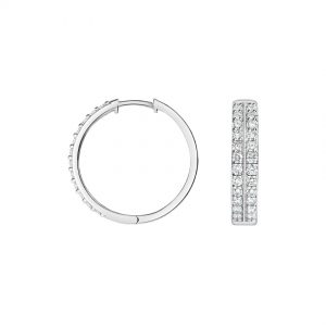 Aniya CVD Lab Created Diamond Hoop Earrings (1 ct. tw.)