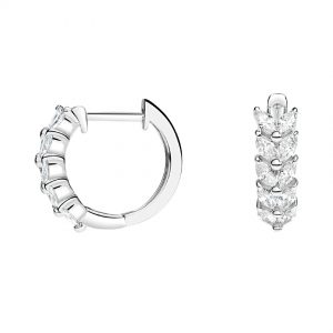 Welly CVD Lab Diamond Hoop Earrings (3/4 ct. tw.)