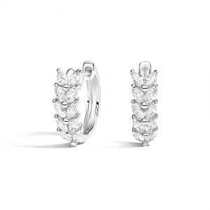 Welly CVD Lab Diamond Hoop Earrings (3/4 ct. tw.)