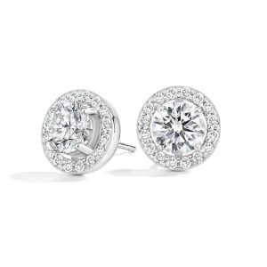 SunFlo CVD Lab Created Diamond Halo Stud Earrings (2 1/2 ct. tw.)