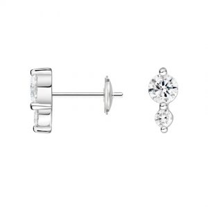 Drop-Point CVD Lab Diamond Stud Earrings (1 1/8 ct. tw.)