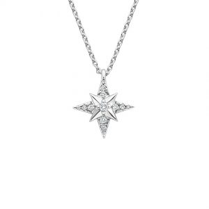 Luxe North Star CVD lab Diamond Pendant (1/8 ct. tw.)