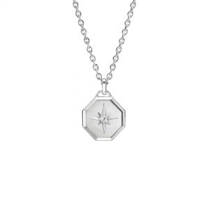 Homme Compass Tag Necklace