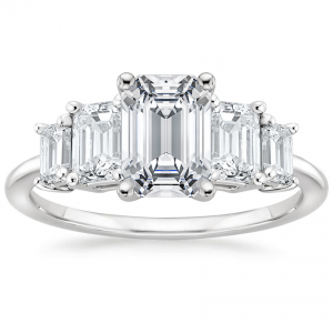 Luxe Rhiannon Five Stone CVD Lab Diamond Engagement Ring