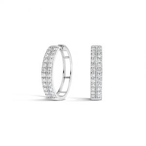 Aniya CVD Lab Created Diamond Hoop Earrings (1 ct. tw.)