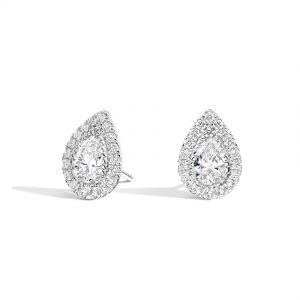 Peary CVD Lab Created Diamond Halo Stud Earrings (1 1/2 ct. tw.)