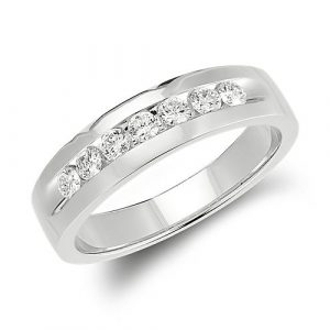 Channel Set Diamond Band