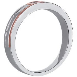 Double Baguette Diamond Wedding Band