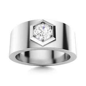 Gentleman’s Circle engagement ring