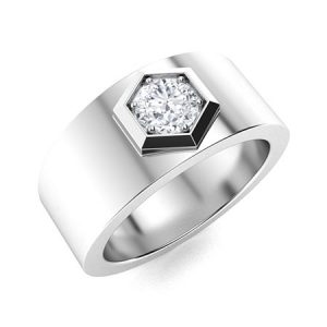 Gentleman’s Circle engagement ring