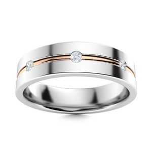 Radiant Circles wedding ring