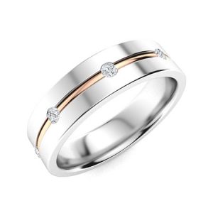 Radiant Circles wedding ring