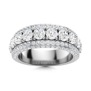 Uniquely eternity wedding ring