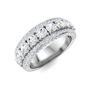 Uniquely eternity wedding ring