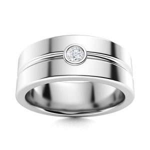 Sculpted Affection wedding ring