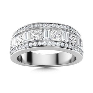 Timeless Triple infinity wedding ring