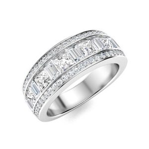 Timeless Triple infinity wedding ring